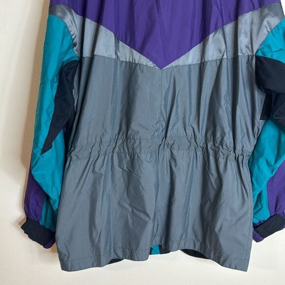 vtg mountain goat men’s multicolor lightweight nylon outerwear ski jacket M - Picture 14 of 14